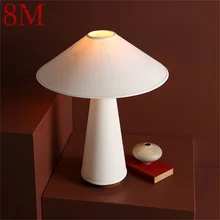 8M Créatif Champignon Lampe De Table Nordique Contemporain Lampe de Bureau LED pour la Décoration de Chambre À Coucher À la Maison