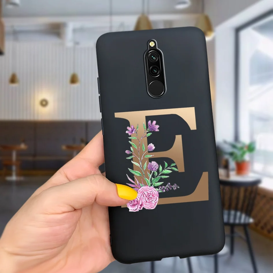 best phone cases for xiaomi Letters Case For Xiaomi Redmi 8 Case Silicone Cute Painted Soft Back Cover For xiaomi Redmi 8 Case 6.22" Phone Case Redmi8 Funda xiaomi leather case color