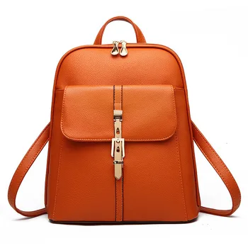 

Leather Backpack Purse For Women Ladies Bookbag Multi-Function Luxury Shoulder Bag Messgner Bags Mochila Feminina