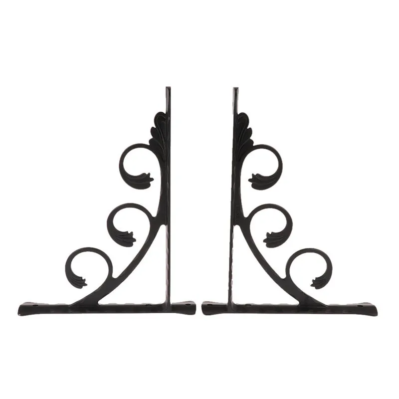 

2pcs Aluminum Shelf Bracket L Shape Thickened Corner Brace Shelf Right Angle Bracket for Commodity Furniture Fittings Hardware