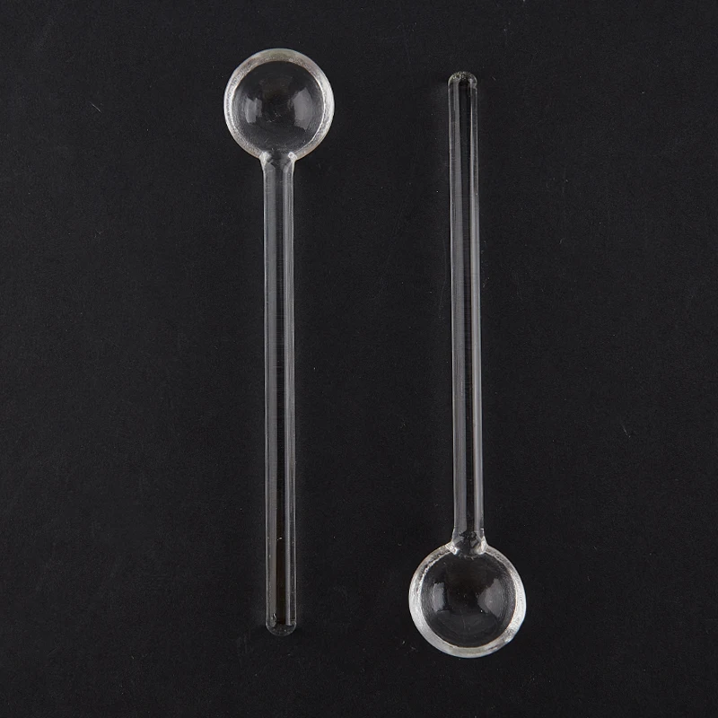 Long Handle Glass Tea Spoons Tableware Clear Coffee Stirring Spoons Flatware for Home Kitchen Restaurant tea spoon
