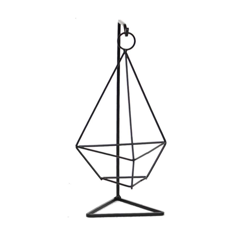 Семейная железная художественная гидропоника ваза для гидропоники контейнер железная Геометрическая рамка красивые прочные офисные украшения без почвы