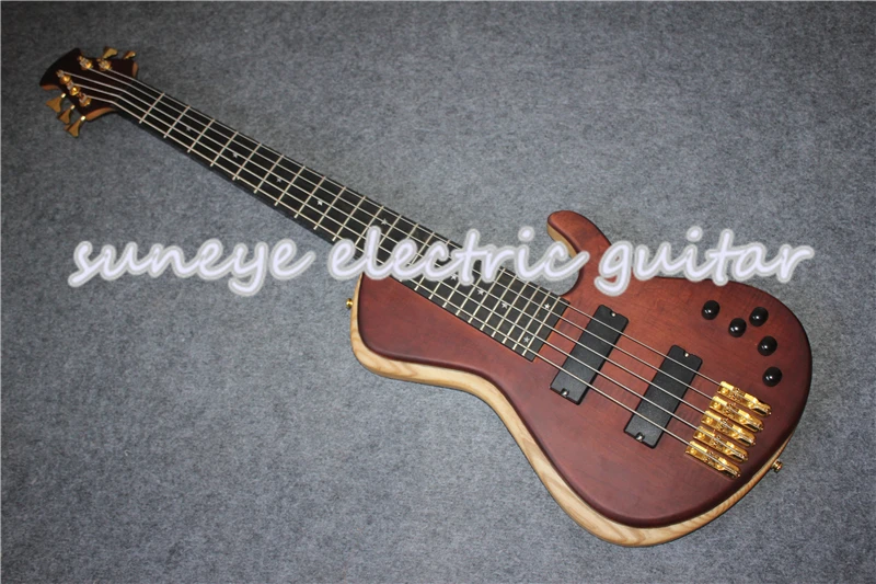 

Neck Through 5 String Electric Bass Guitar Rosewood Fingerboard Bass Guitarra Electrica 5 String For Sale