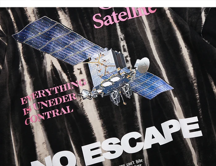 Aelfric Eden Tie dying Satellite Printed мужские толстовки Harajuku Повседневный хлопковый пуловер хип-хоп толстовка с капюшоном уличная одежда