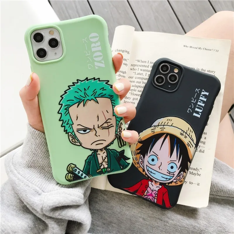 

Cartoon animation Couple Phone Cover Case female For Iphone X 11 12 mini pro Xs Max Xr 10 8 7 Plus se 2 Luxury Soft Coque Fundas