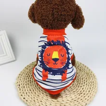 Крутые футболки для домашних животных собак с принтом льва, Летние удобные рубашки, модный жилет для сохранения холода, милая Одежда для кошек, собак, домашних животных, pechera para perro