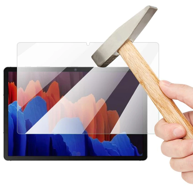 Для Samsung Galaxy Tab S7 + Защитная пленка из закаленного стекла SM T970 T975 T976|Защитные экраны