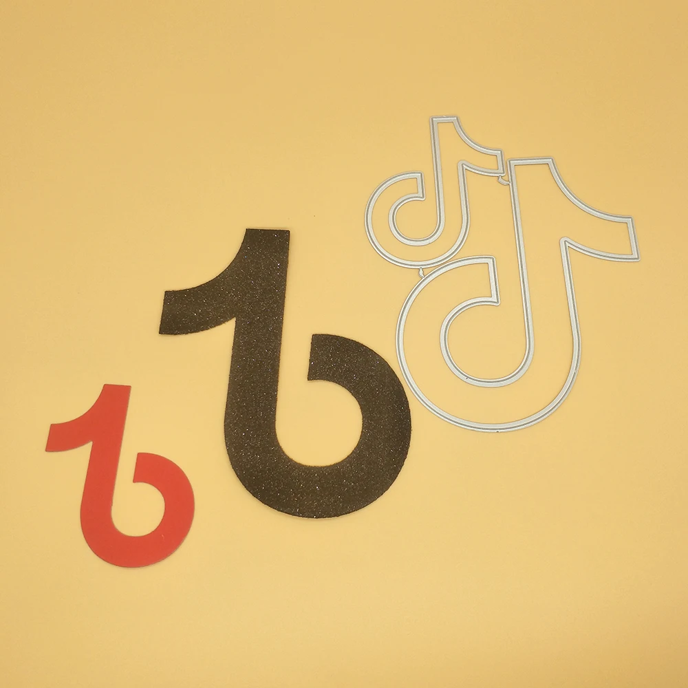 

New size musical note combination metal cutting mold photo album cardboard DIY gift card decoration embossing crafts