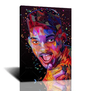 

Frame Canvas Painting Will Smith Poster and Print Wall Art Picture for Living Room Home Decoration