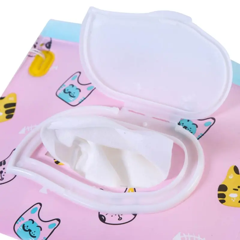 Eco friendly Wet Wipe Pouch Dispenser Travel Storage Pouch Holder