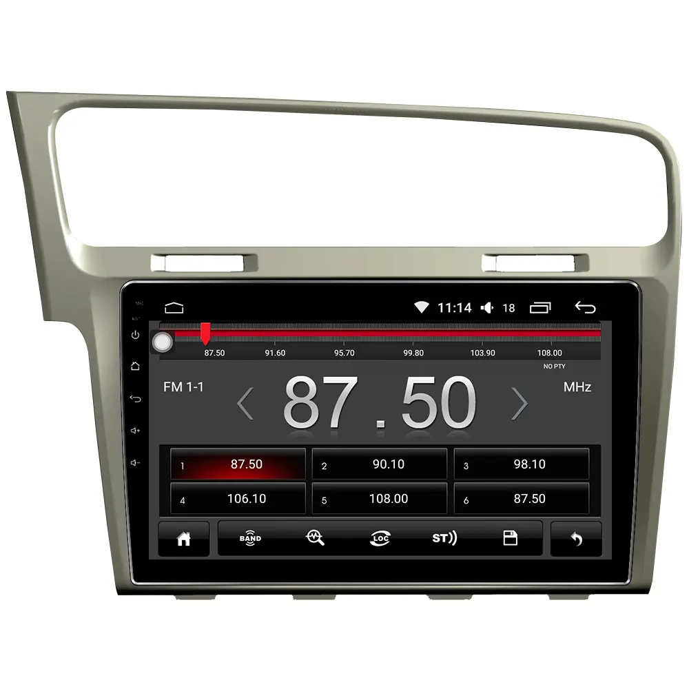 10," ips 4G DSP Carplay Android 8 Восьмиядерный 4 Гб ОЗУ 64 ГБ Автомобильный dvd-плеер Стерео gps ГЛОНАСС для Volkswagen Golf 7 MK7 2013