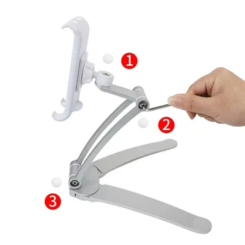 

Kitchen Tablet Stand Adjustable Wall/ Desktop Mount Recipe Tablet Stand Ipad Holder Mount Or Deskstand Ipad Wall Mount