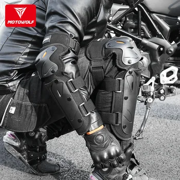 

Summer Motorcycle Fell Kneecap Ride the Wind Four-piece Set Riding Protective Clothing Legguard Men and Women Four Seasons Knigh