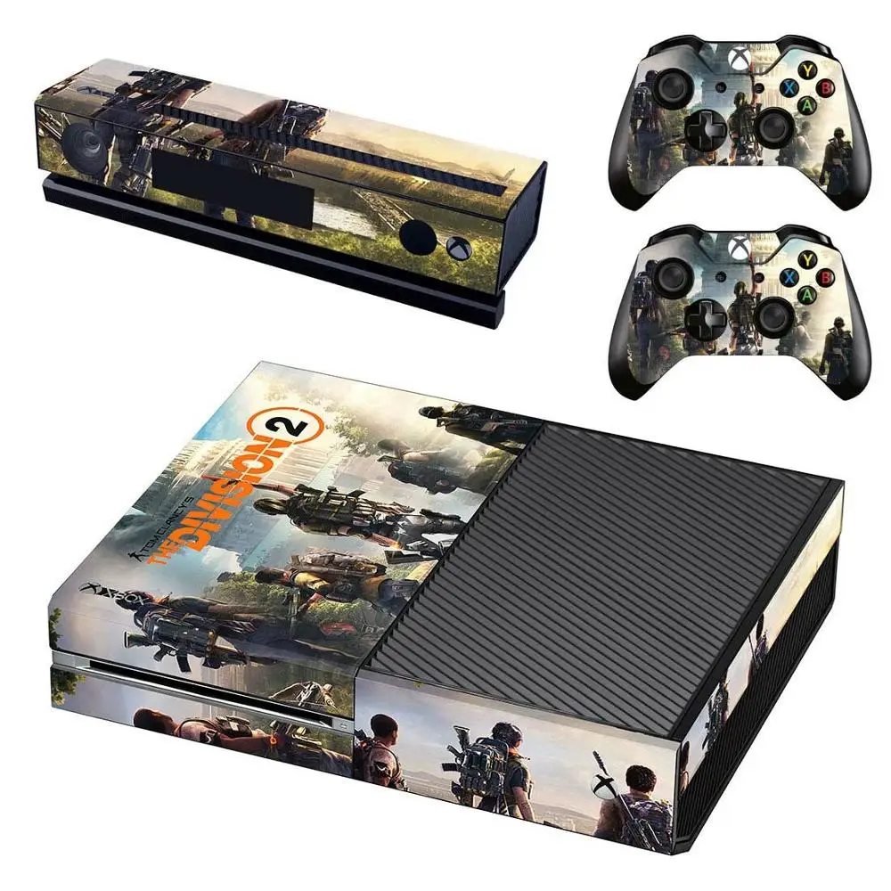 Tom Clancy's The Division 2 стикер s для xbox one Наклейка на кожу Стикеры для xbox one консоль Kinect два контроллера Скины