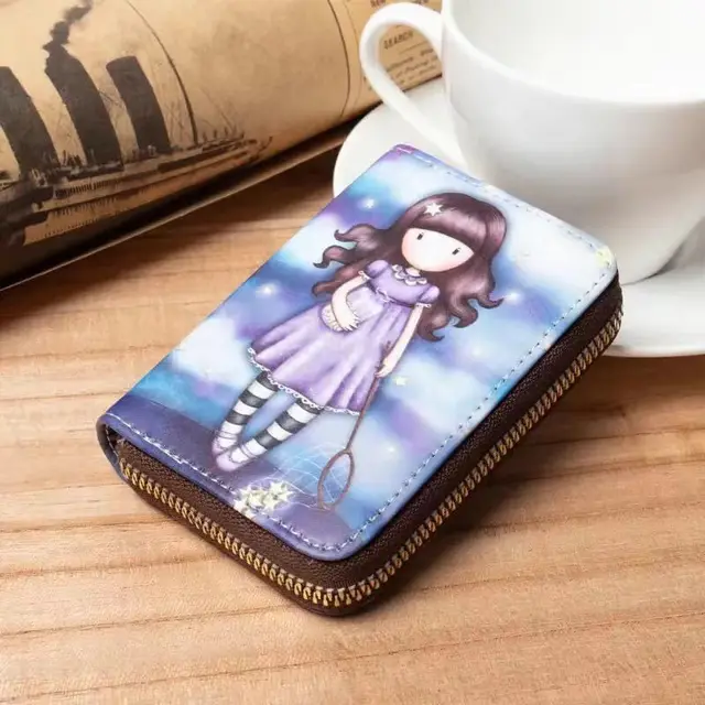 Card Wallet Cartoon pattern wallet card bag coin purse Card Holder Passport Cover Credit Card Holder Wallet Card Tarjetero Rfid 04