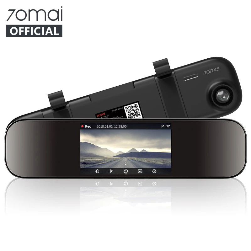 

Xiaomi 70mai Mirror Car DVR 1600P 140FOV Night Vision 70 MAI Mirror Car Cam Recorder 24H Parking Monitor 70mai Mirror Dash Cam