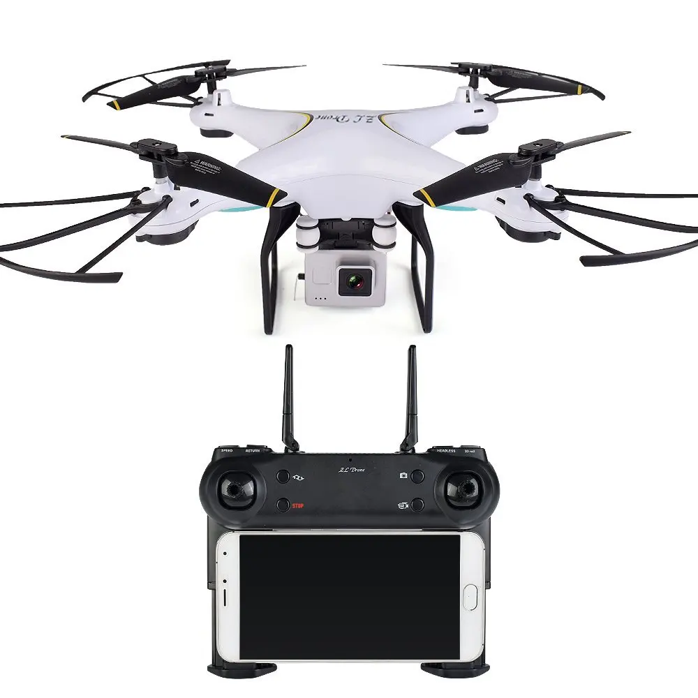 0.3MP/2.0MP HD Камера Wi-Fi FPV дрона с дистанционным управлением 6-Axis Gyro с возвратом по одной кнопке и автоматический возврат высота Удержание Headless Квадрокоптер RC вертолет