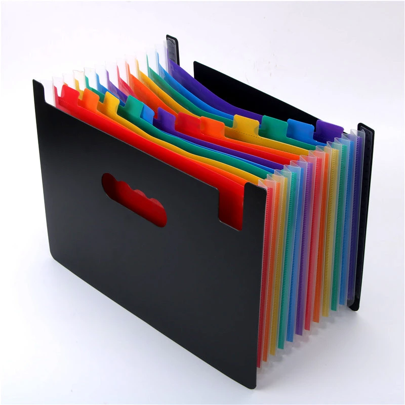 A4 Plastic Portable File Folder Extension Wallet Bill Receipt File