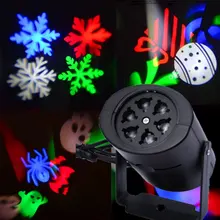 Рождественский движущийся светодиодный садовый Рождественский лазерный светильник Ландшафтный прожектор США/ЕС