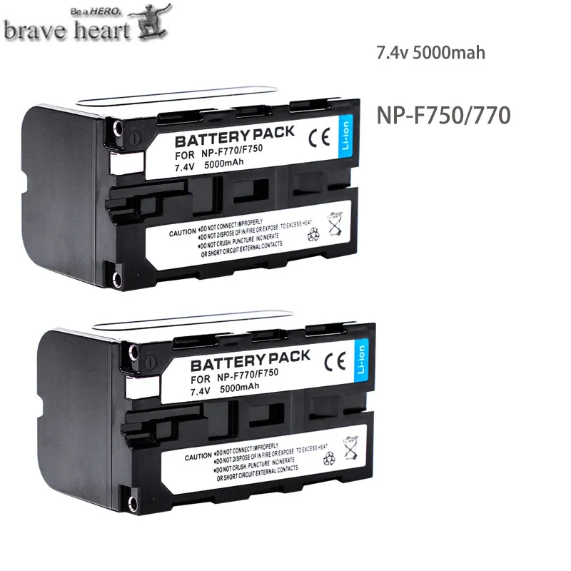 4x bateria NP F770 F750 np f750 NPF770 750 Аккумуляторы для Sony видеокамера светодиодный светильник