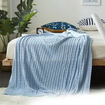 

New Blankets Solid Soft Living Room Bedroom Air Conditioning Bed Blankets for Sofa Bedding Warm Blanket