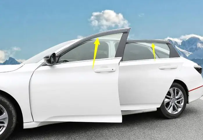 Для Honda 10 поколение accord прозрачный дождевой щит ремонт Инжекционный дождевой щит для бровей Оконное украшение