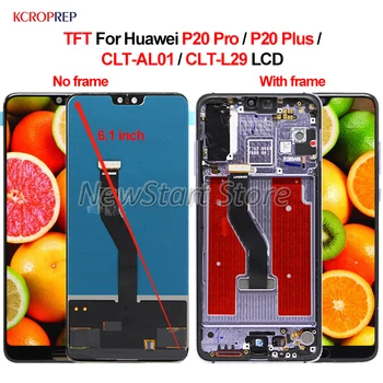 

6.1" TFT For Huawei P20 Pro P20 PLus LCD Display Touch Screen Digitizer Assembly For Huawei P20Pro P20PLus CLT-AL01 CLT-L29 lcd