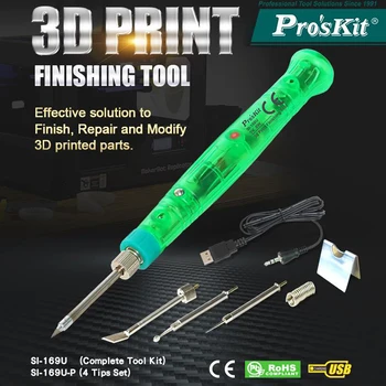 

ProsKit Portable Usb Soldering Iron 5V 8W Electric Soldering Iron Tip 3D Print Repair Iron Set Repair Assistant Kit Welding Tool