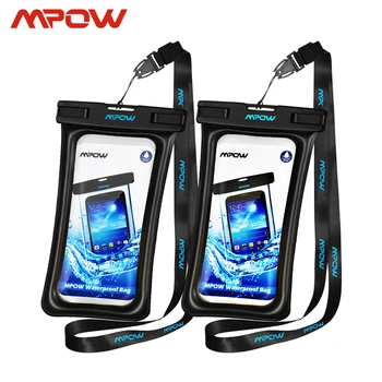 Mpow IPX8 Waterproof Bag Case Universal 6.5 inch Mobile Phone Bag Swim Case Take Photo Under water For iPhone Xs Samsung Huawei 1