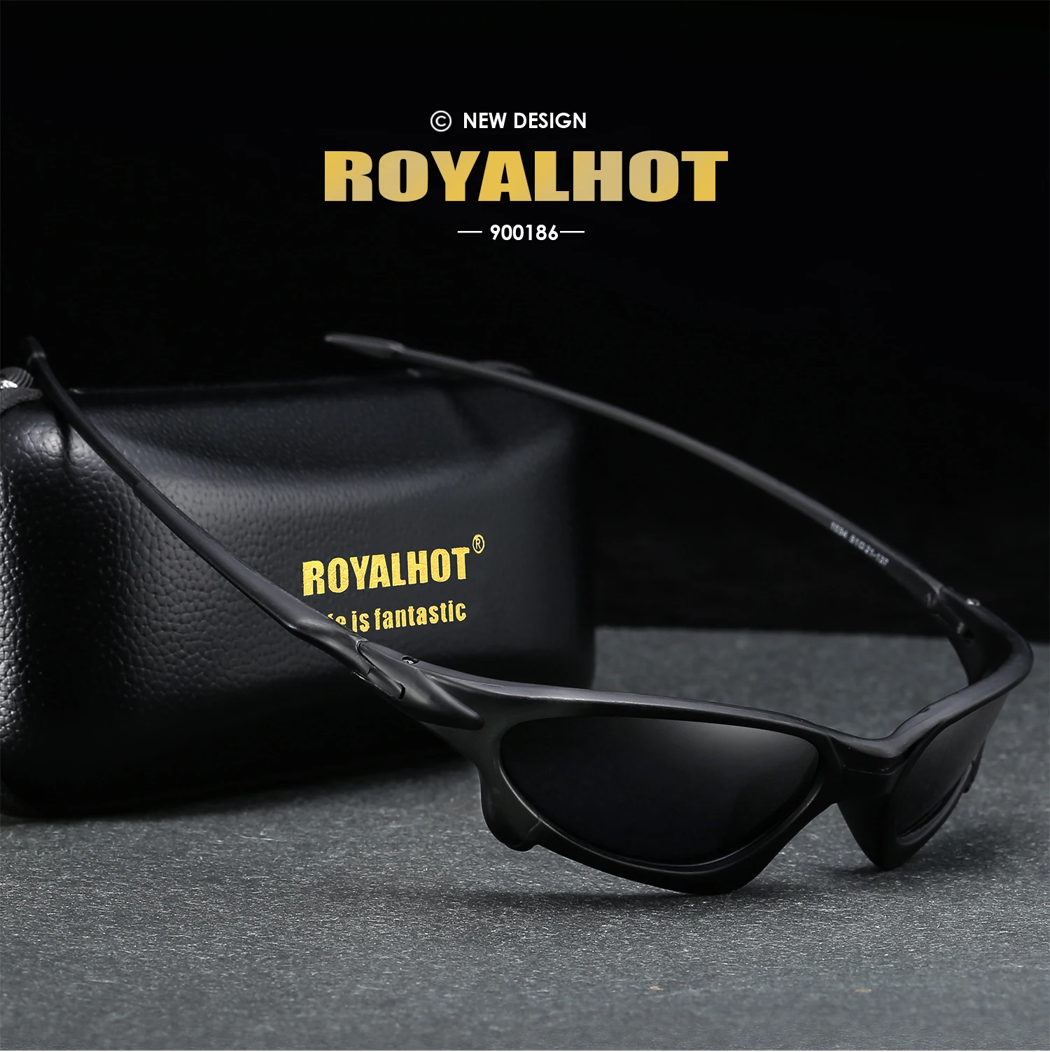RoyalHot, мужские, женские, поляризационные, овальная оправа, спортивные солнцезащитные очки, Ретро стиль, солнцезащитные очки, 900186