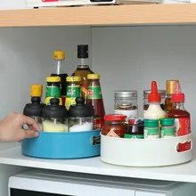 Caja de almacenamiento de cosméticos multifunción, bandeja giratoria/organizador de cocina, cocina, baño, soporte para el hogar