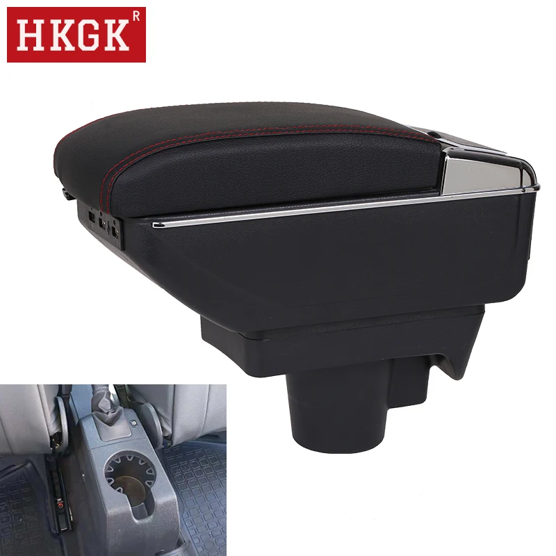 

For Opel Astra Armrest Box Opel Astra H Double layer Car Central Armrest Storage Box USB Charging cup holder ashtray accessories
