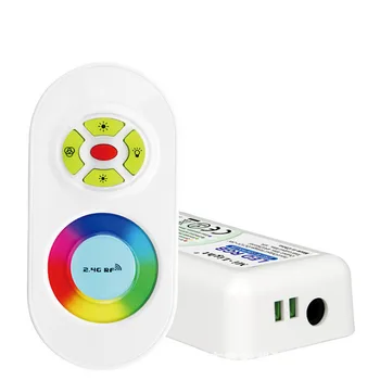 

MIlight FUT020 2.4GHz RGB LED Strip Controller DC12V-24V 5Keys Touch LED Wireless Controller 6A/Channel, Total output Max.10A