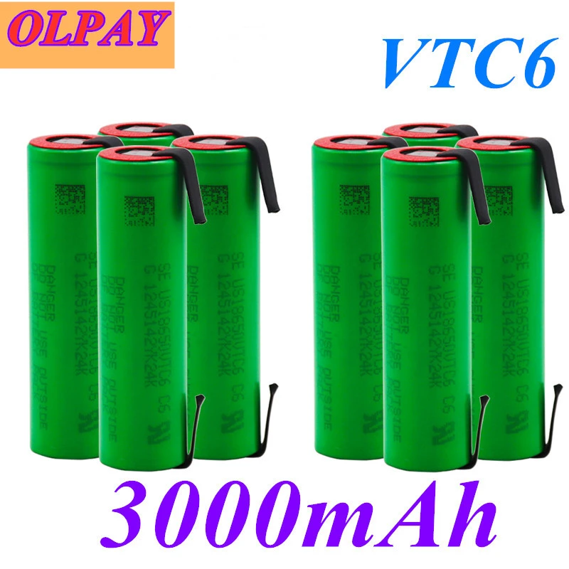 100 Original 3 7v 3000mah Battery Us For Sony Vtc6 30a Toys Tools Flashlight Battery Diy Nickel Piece Replacement Batteries Aliexpress