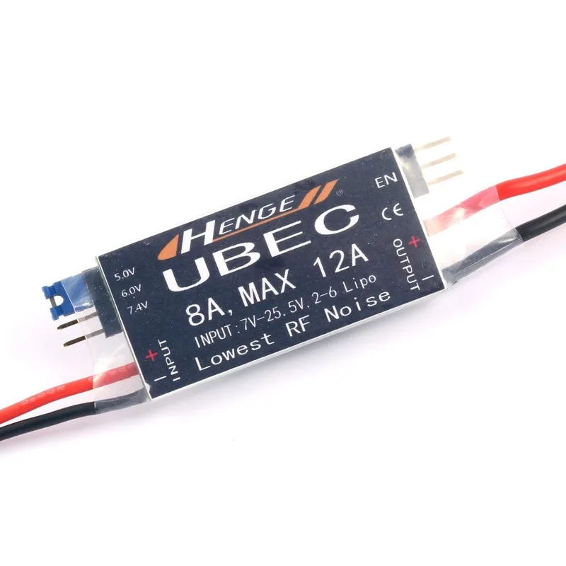 Выход HENGE 8A UBEC 5V / 6V 6A Max 12A вход 7V 25 5 V 2 6S Lipo 6 16 Cell Ni MH переключатель модель BEC для