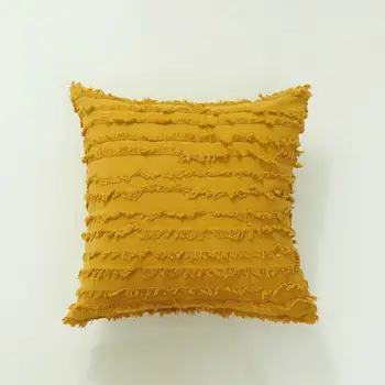 

Cotton Double-Sided Tufted Nordic Pillow Cushion Cover Multicolor Without Core