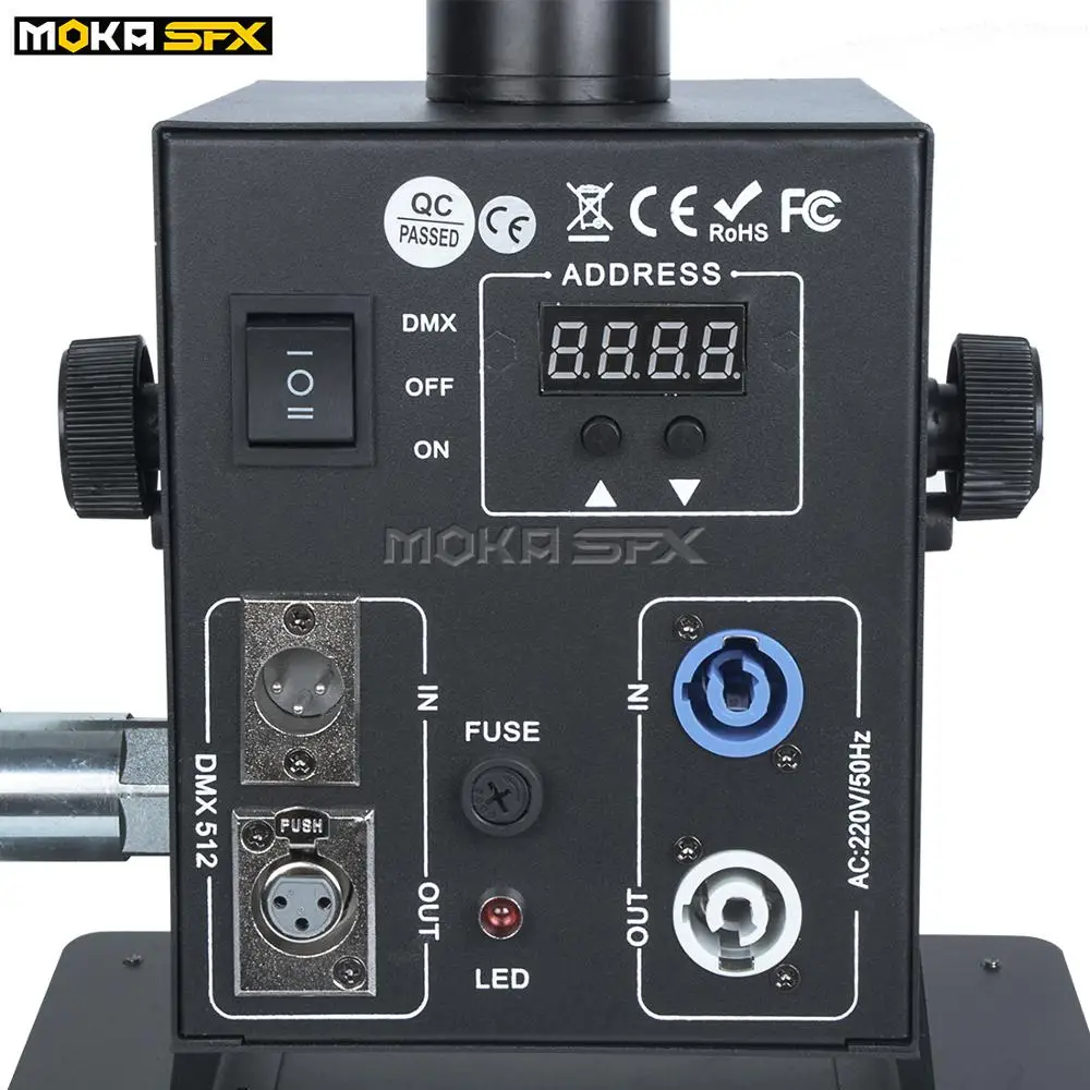 6 шт./лот Co2 струйная машина cannon Co2 jet dmx мощность сценическая струя высокого давления машина для dj Бар оборудование для криотерапии