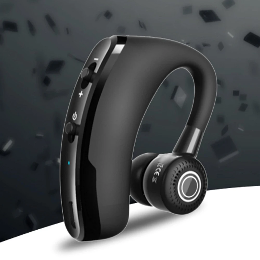 

New V9 Wireless Bluetooth Earphone Headphone Handsfree Earbud Stereo Business Headset with Mic Ear-hook Music Earpiece