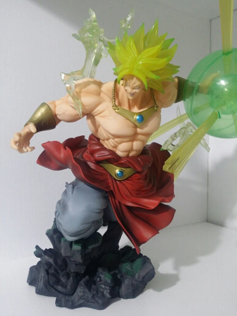 13 дюймов Жемчуг дракона Broli Broly Супер Saiyan фигурка игрушки кукла модель подарок на Рождество