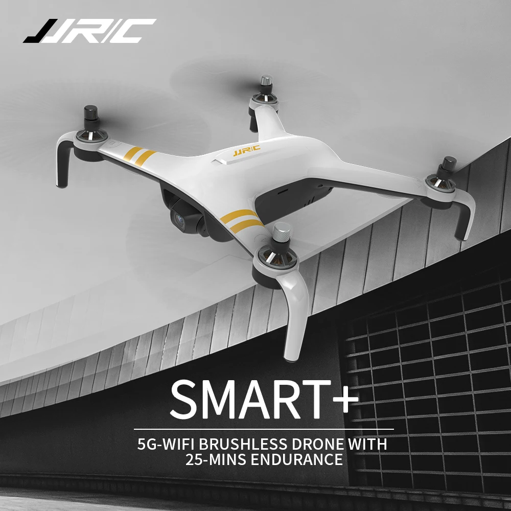 JJRC X7P умный Радиоуправляемый Дрон Wi-Fi 1 км FPV с 4K камерой двухосевой карданов