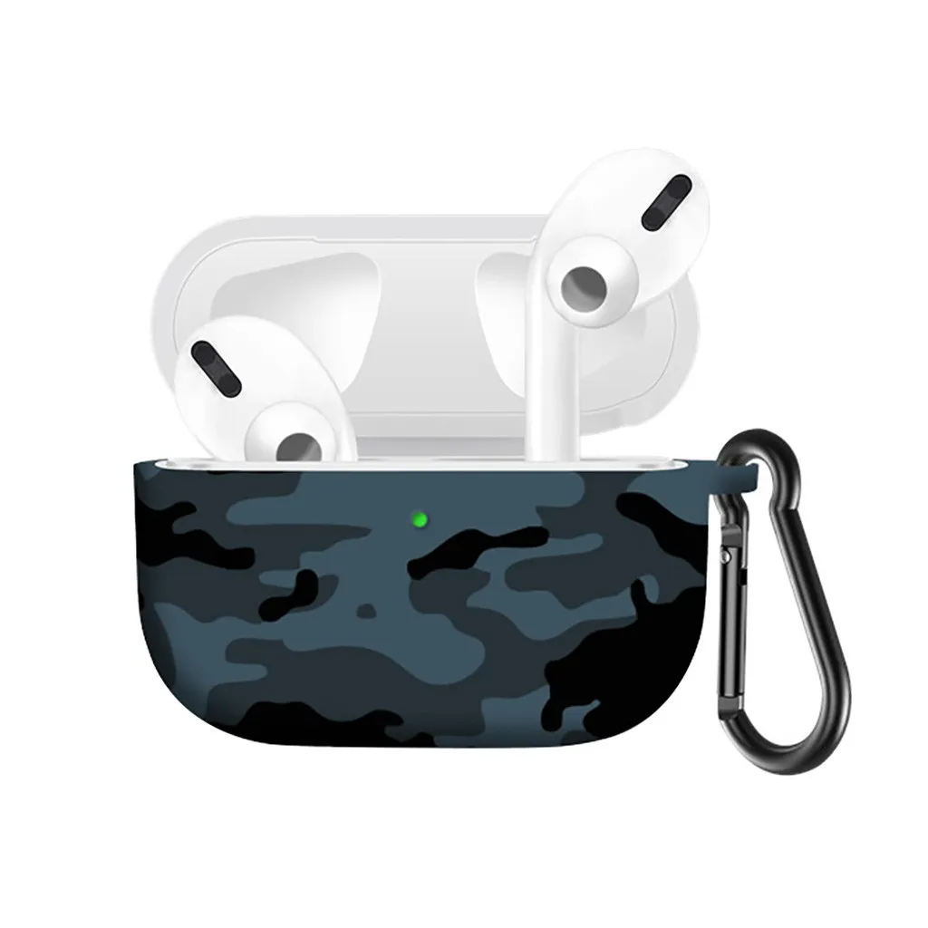 HIPERDEAL анти-осенний чехол для AirPods Pro Беспроводная зарядная коробка силиконовый защитный чехол-Кобура Защита от царапин