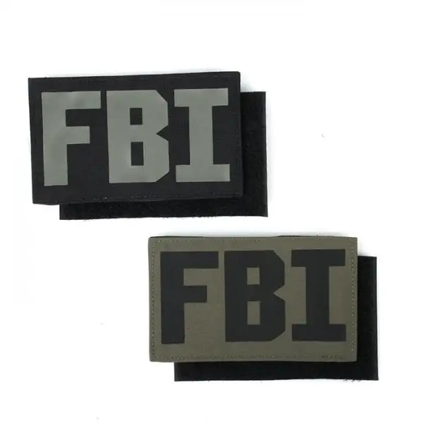 

TMC Airsoft FBI Morale Patch Set Black & Ranger Green(SKU051382)