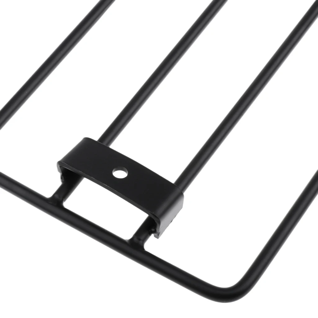 Motorcycle Sissy Bar Luggage Rack Tail Box Saddlebag Shelf for Honda Rebel 250 300 500 2017-2019 (Black)