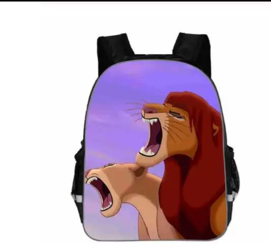 Simba Король Лев школьный рюкзак для детей, мальчиков и девочек мультфильм Король Лев школьные сумки для девочек дошкольников детский сад сумка - Цвет: as pictures
