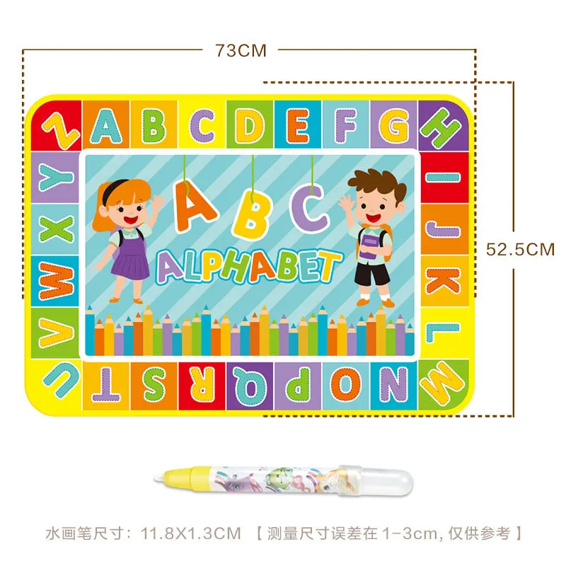 

Water Canvas Children Creative Water Write Graffiti Water Drawing Book Magic Repeated Painted Baby Magic Graffiti Blanket Toy