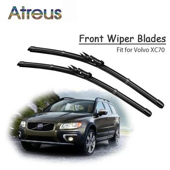 

Atreus 2pcs High Quality Long Life Rubber Front Wiper Blades For Volvo XC70 2000-2016 Windscreen Original Wiper Accessories