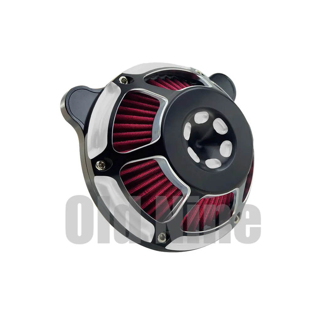 Motorcycle Air Filter Intake For Harley Touring Road King 00-17 Dyna Fatbob Deluxe Softail Breakout Heritage 883 1200 PM