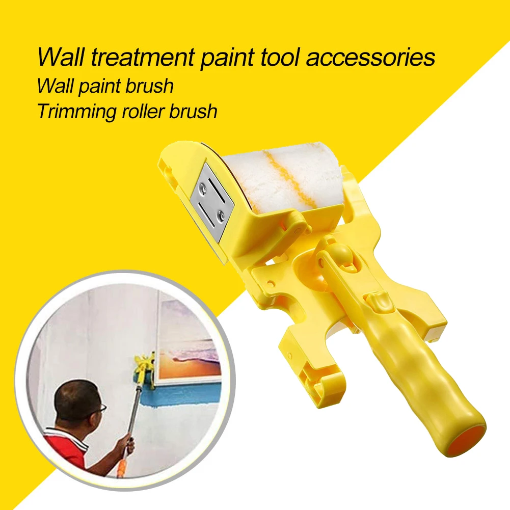 Paint Edging Tool Clean-Cut Paint Edger Roller Brush for Wall Ceiling Painting Multi-function Roller Paint Brush angled paint brush