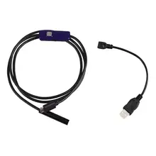 Бороскоп OTG USB Водонепроницаемый эндоскоп 7 мм для Android 1 М камера для осмотра Мини Синий фото съемки телефона