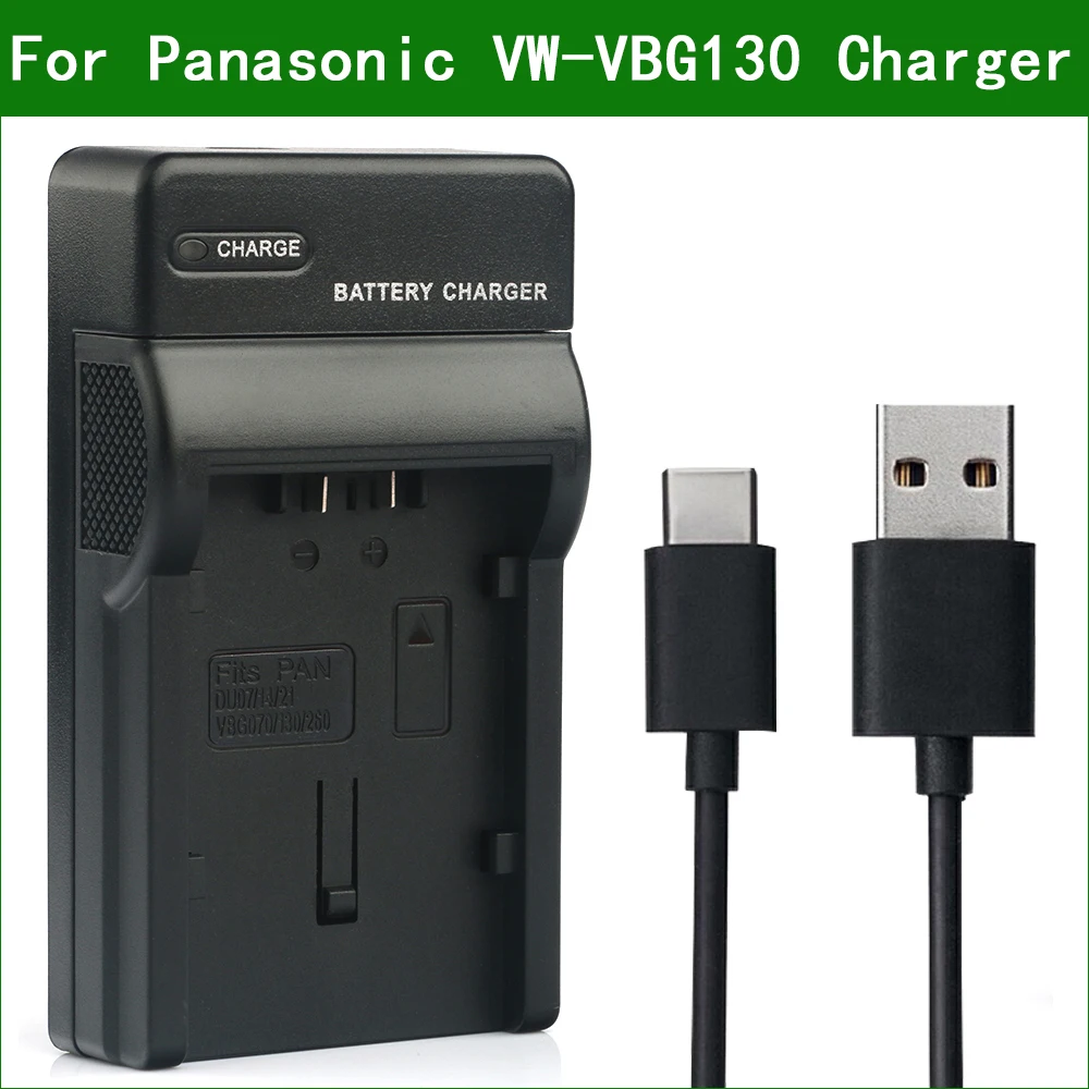 Зарядное устройство LANFULANG USB для камеры Panasonic HDC MDH1 x1 HS20 HS250 HS300 HS700 SD1 SD10 SD100 SD20 SD200 SD3